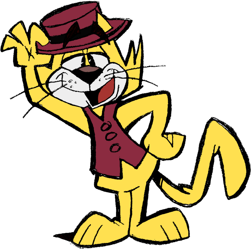 Top Cat By Eeyorbstudios - Top Cat Drawing (894x894)
