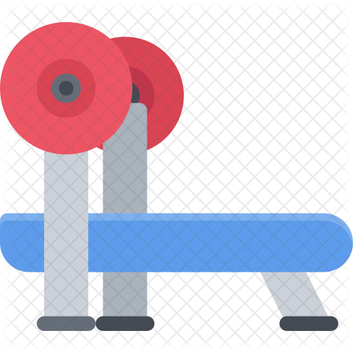 Barbell Press Icon - Number (512x512)