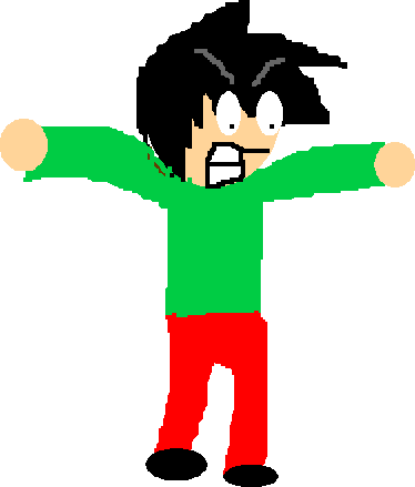 Bart Stomping - Cartoon (374x439)
