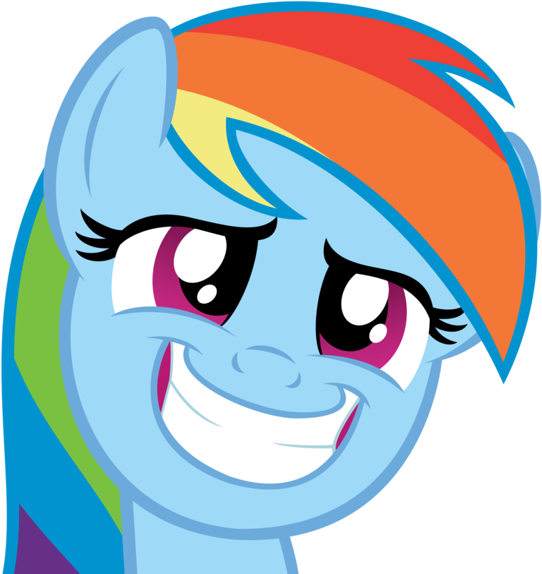 Funny Rainbow Dash Faces - Mlp Rainbow Dash Face (894x894)