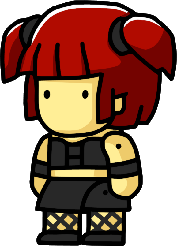Goth Female - Atheist Scribblenauts (578x804)
