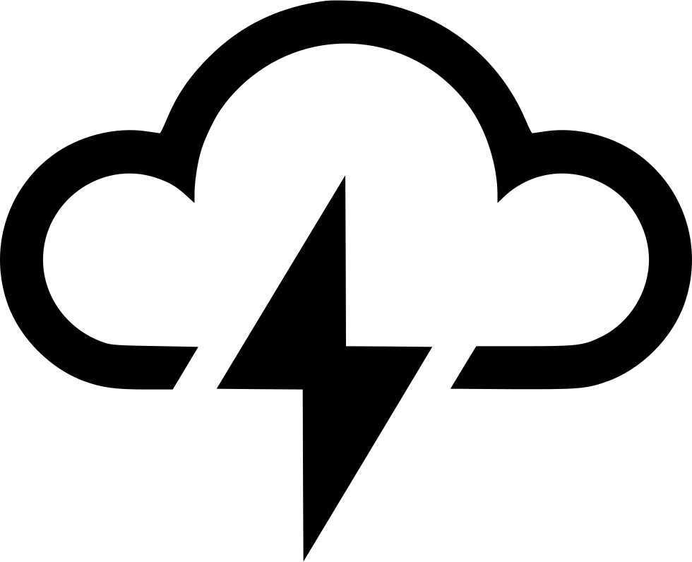 Thunderstorm Rain Lightning Cloud Comments - Drizzle (980x796)