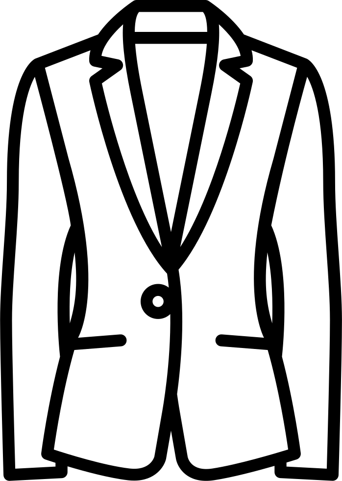 Jersey Blazer Comments - Suit Icon (698x980)