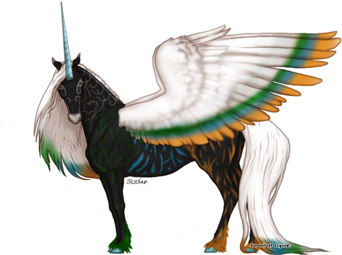 Half-folded Wings - Unicorn (1024x683)