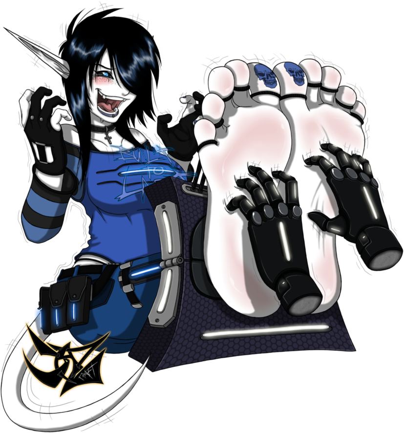 Ghoststocker By Dazidentevil - Dazidentevil Tickling (841x949)
