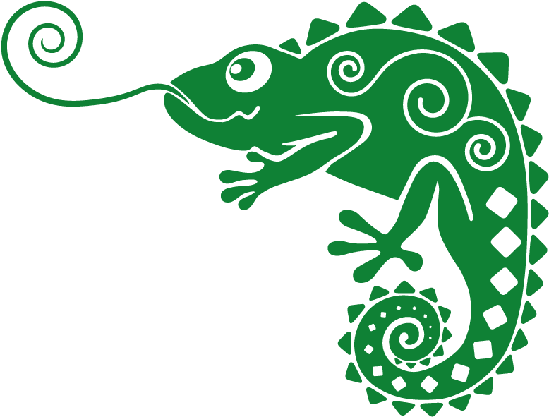 Chameleons Lizard Encapsulated Postscript Clip Art - Chameleon Vector (822x737)