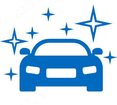 Basic Wash - Black And White Car Wash Vector (387x348)