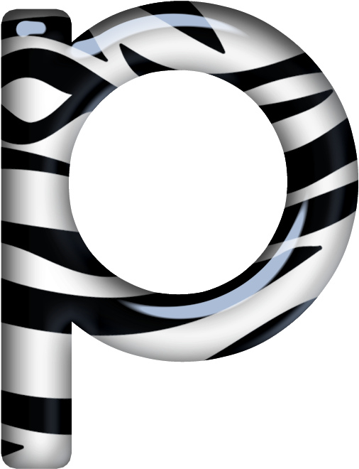 Alphabet Letterszebra - Circle (525x679)