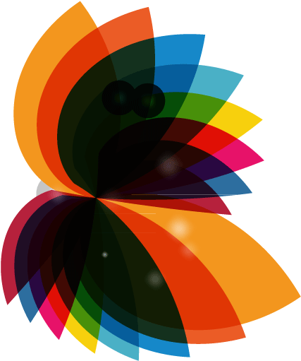 Plot Euclidean Vector Abstraction - Fluorescence (600x600)