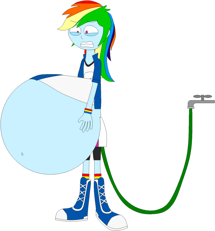 Rainbow Dash Water Inflation (862x926)