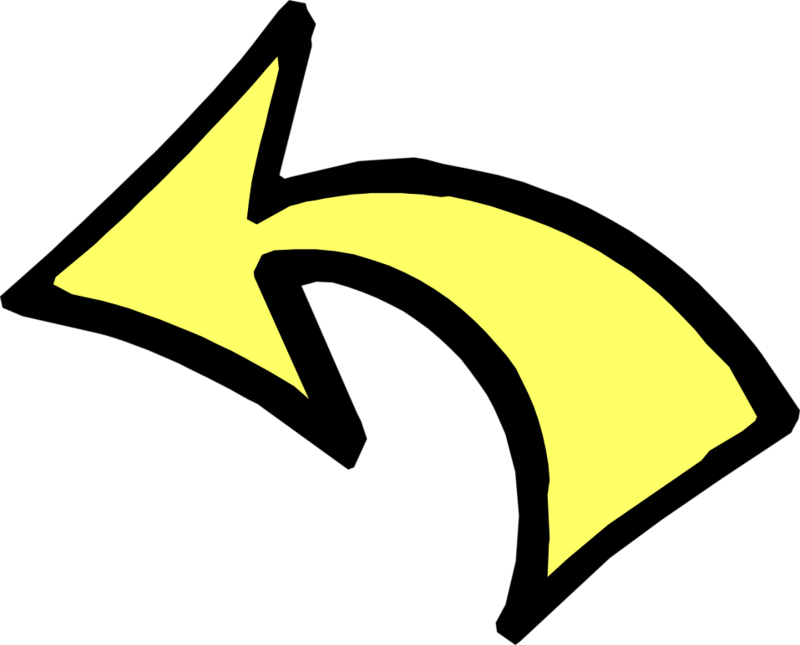 Free Yellow Left Arrow Clip Art - Android (800x645)