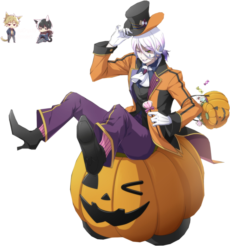 Halloween Render~1 By Kukinima - Jack-o'-lantern (877x912)