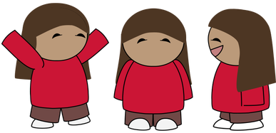 Three Cartoon Girls - Comics (386x500)