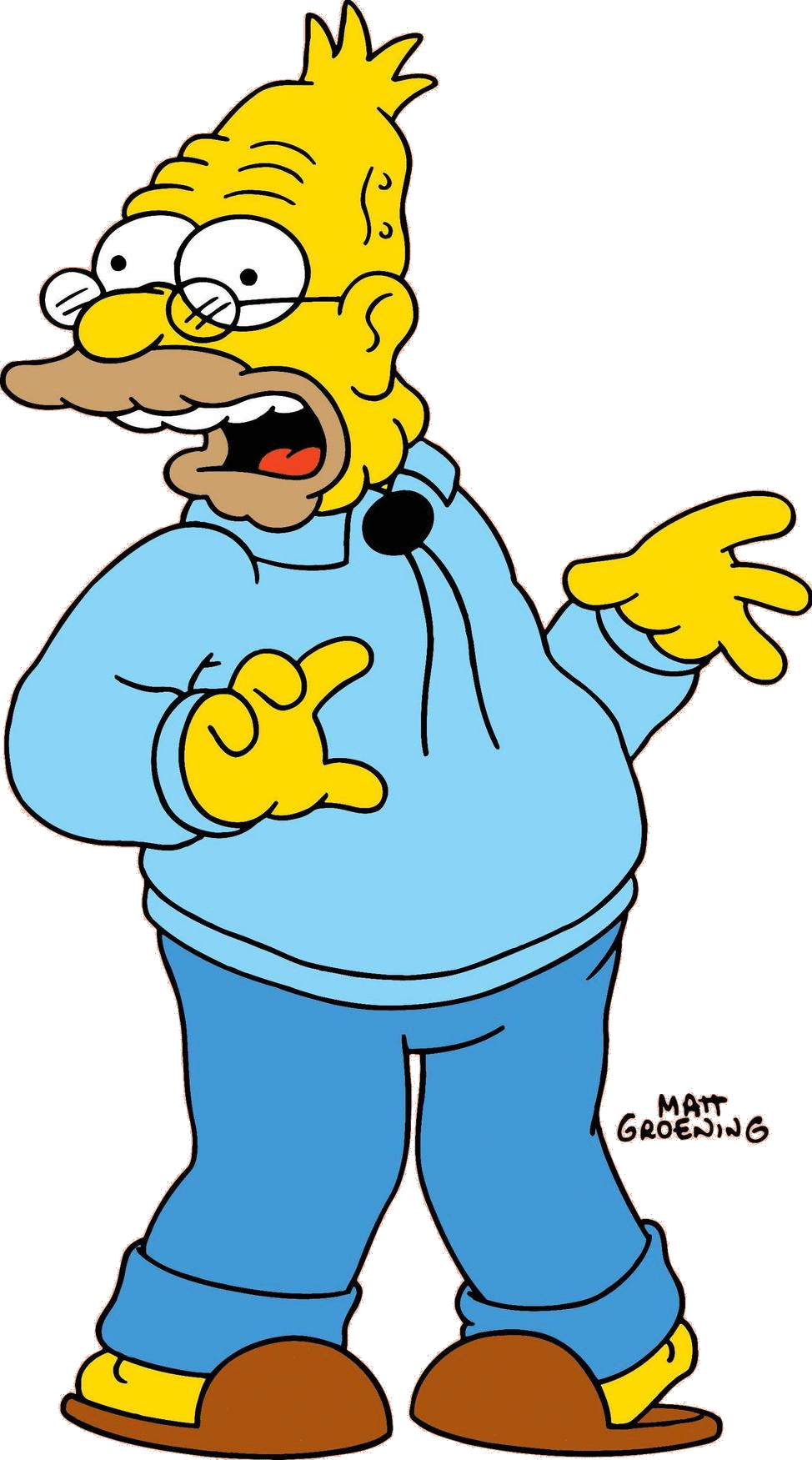Abraham Simpson - Abraham Simpson (974x1751)