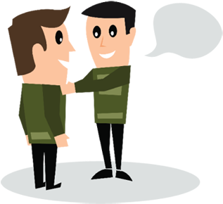 To Interrupt A Person While They Are Doing Whatever - Cartoon (350x350)