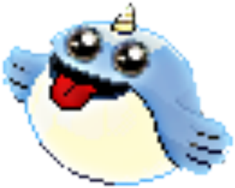Narwhal Wailmer - Cartoon (420x420)