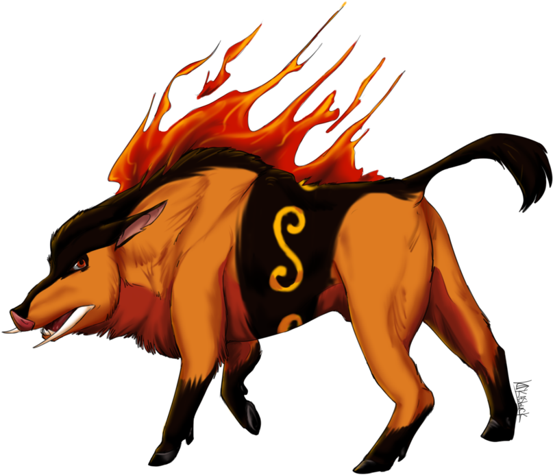 Susiron's Emboar By Susiron - Drawing (900x759)