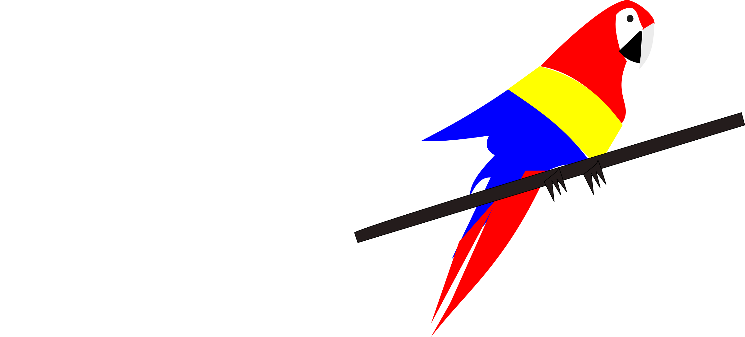 Big Image - Papagayo Clipart (2400x1088)