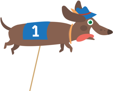 Dachshund - Cartoon (600x600)