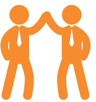 Highfive Clipart (350x347)