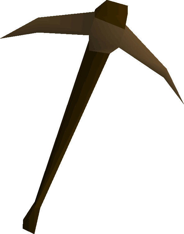 Bronze Pickaxe - Airplane (592x752)