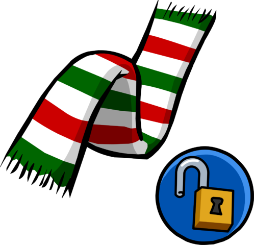 Candy Cane Scarf - Candy Cane (1200x1156)