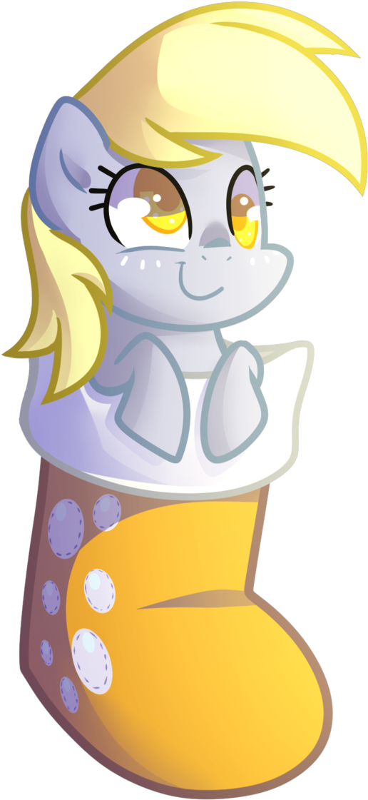 Derpy Stocking By Left2fail - Pony (679x1177)