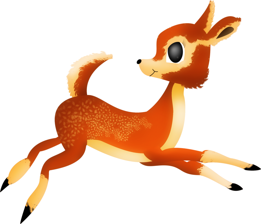 Bambi Vector By Lacardozarojas - Cartoon (900x771)