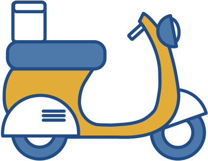 Motorcycle Icon Image - Scooter (550x550)