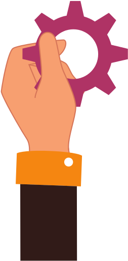 Hand With Gear Setting - Icon (550x550)