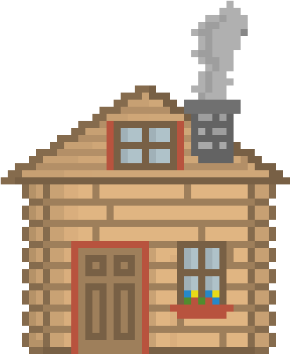 Peaceful Cabin - House (460x550)