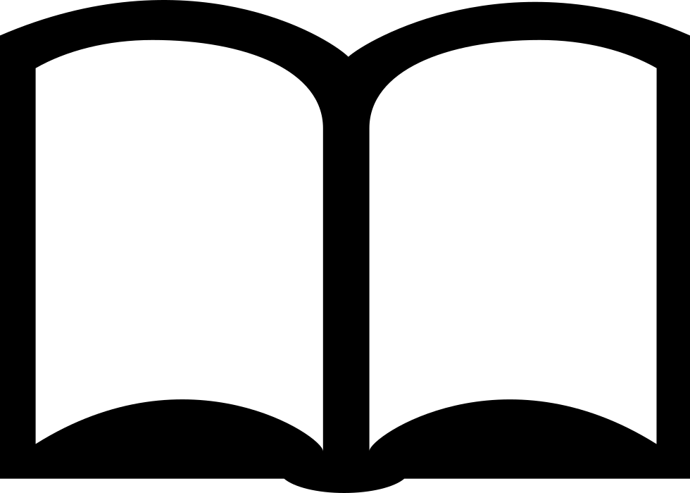 Book Open Shape Comments - Book (980x700)