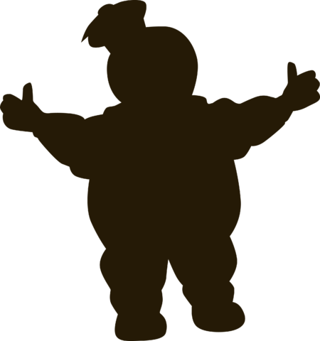 Silhouette 08 - Ghostbuster Silhouette (450x480)