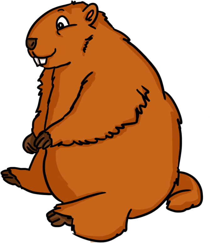 Groundhog Clip Art (706x815)