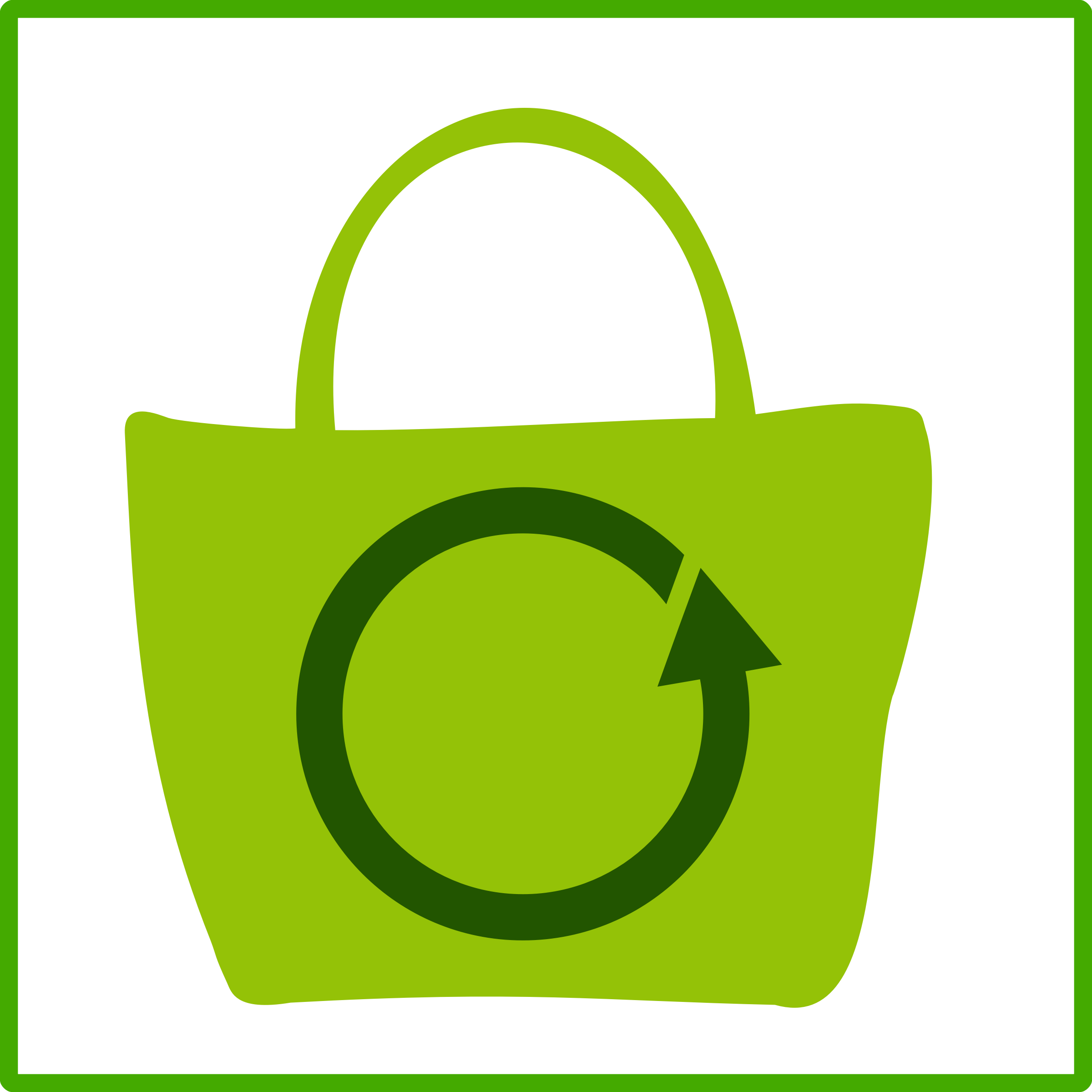 Green Bag Icon (2400x2400)
