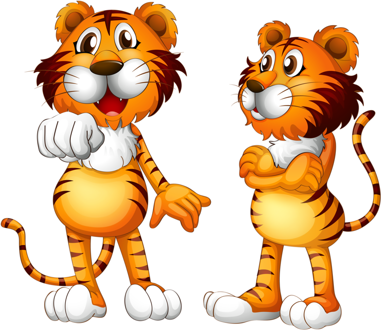 Cartoon - Tiger - Herma 3177 10x Sticker Magic Tiger, Wackelaugen (800x687)