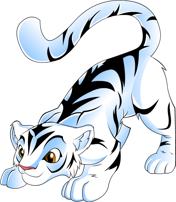 Author Comments - Cute Cartoon White Tigers (593x678)