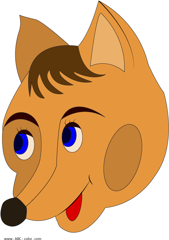 Download Bitmap Picture Fox Mask - Лиса Маска (567x822)
