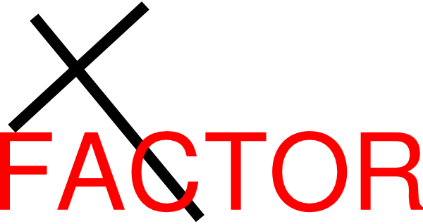 X Factor Clip Art - Factor Clipart (600x318)