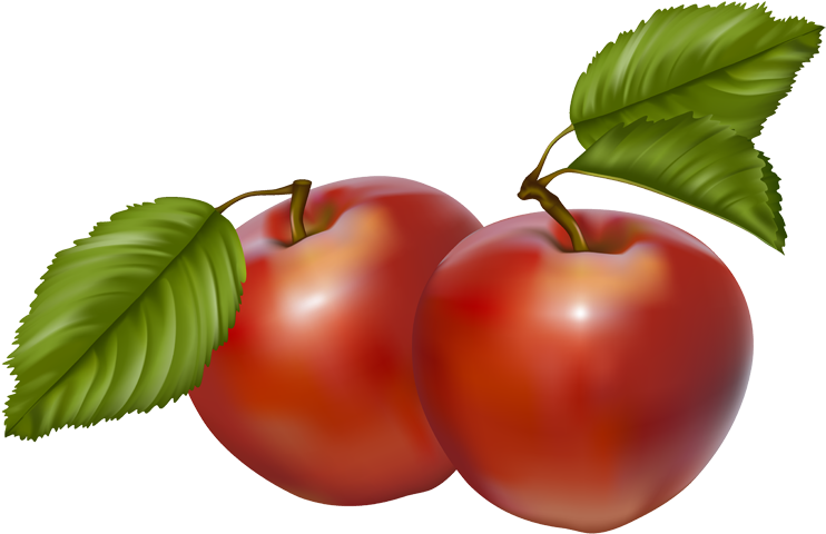Download - Clip Art 2 Apples (750x502)