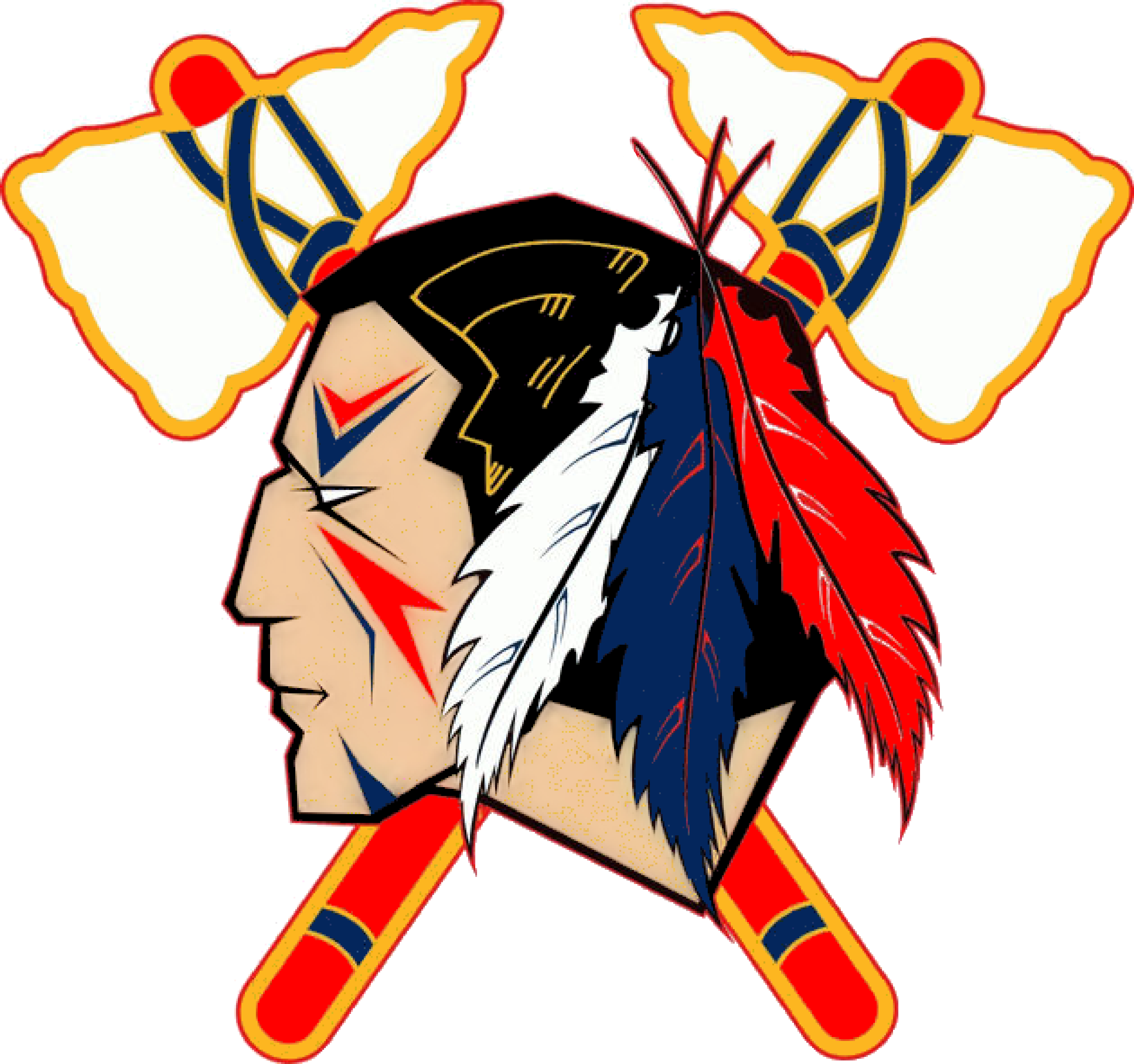 Johnstown Tomahawks Logo (3195x2997)