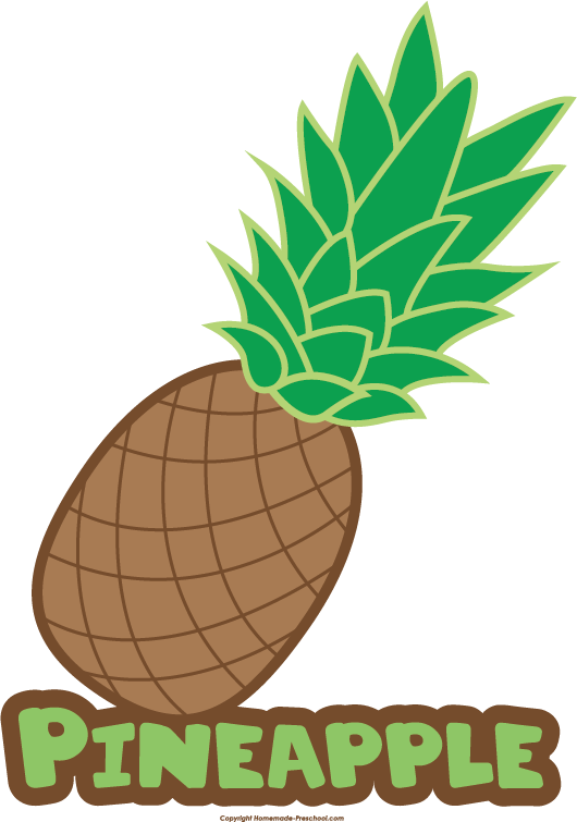 Click To Save Image - Pineapple Clipart With Name (530x755)