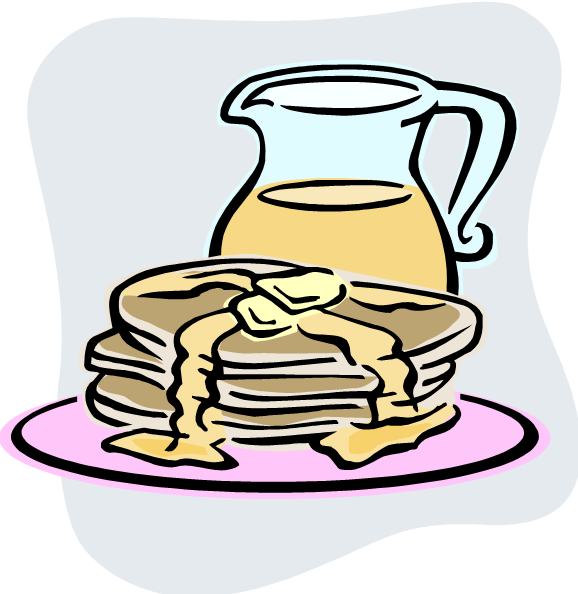 Pancake Breakfast Clipart (578x594)