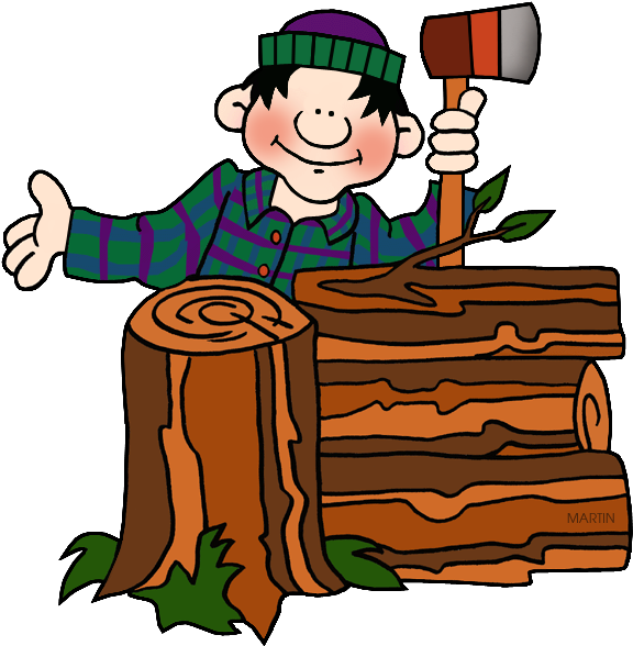 Axe - Lumberjack Clipart (648x636)
