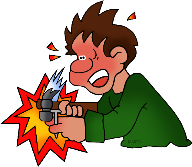 Hammer - Safety Slogans Cartoons (648x583)