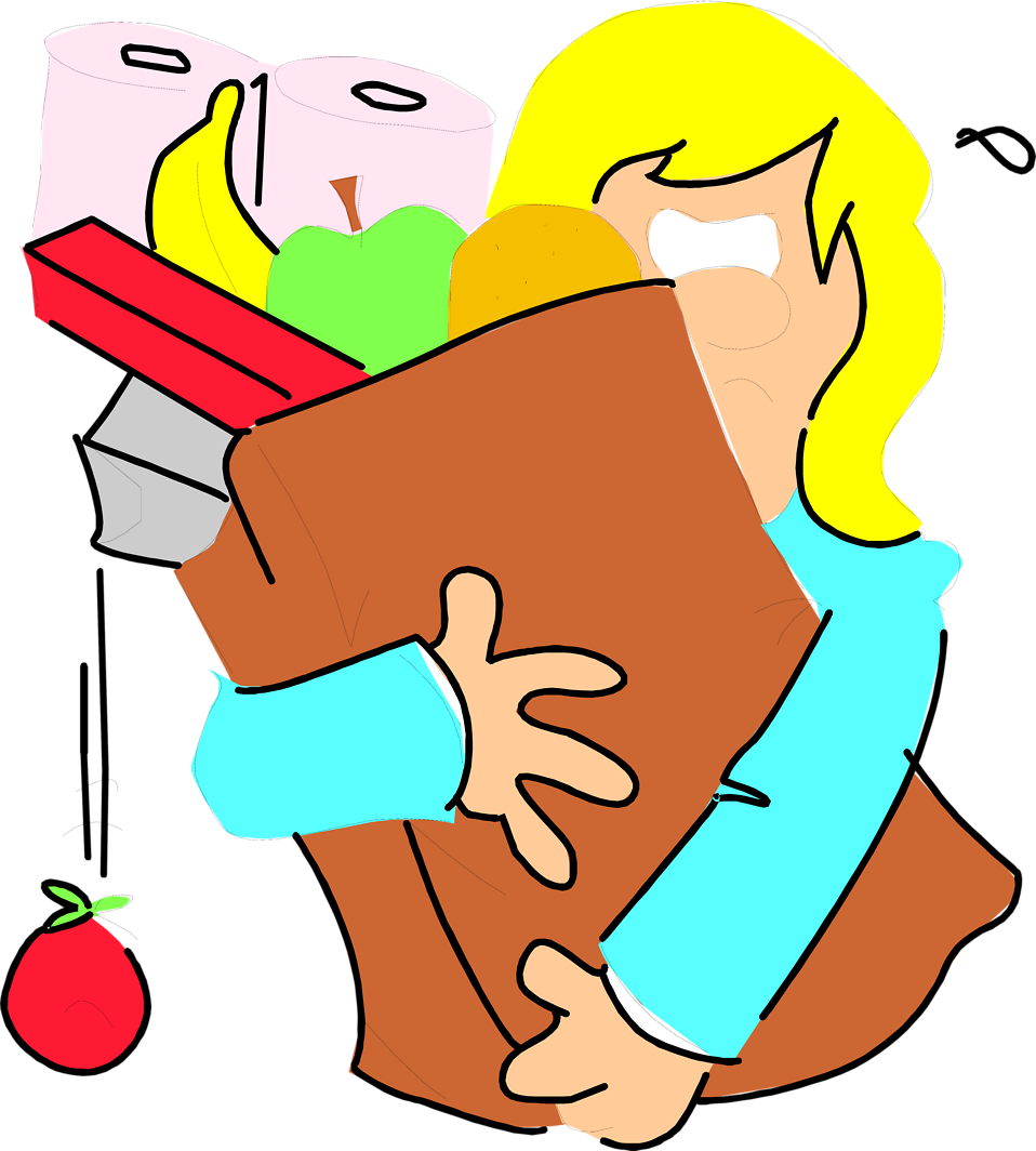 Grocery Clipart Transparent Background (958x1064)