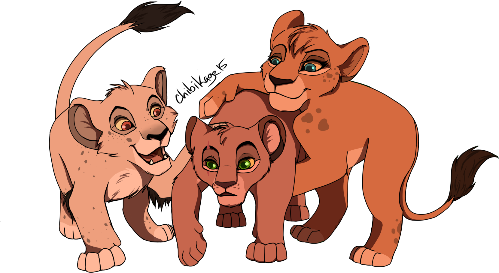 Sibling Love Attack - Cartoon (1724x1039)