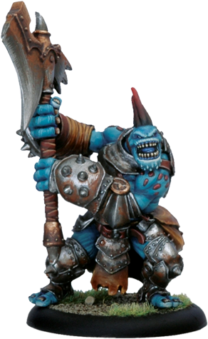 Troll Axer - Privateer Press Hordes: Trollblood Axer Light Warbeast (391x574)