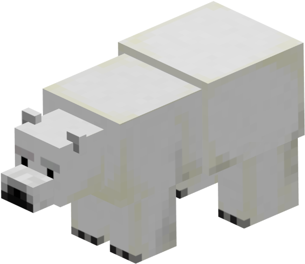 Polarbear Preview - Minecraft Polar Bear (600x600)