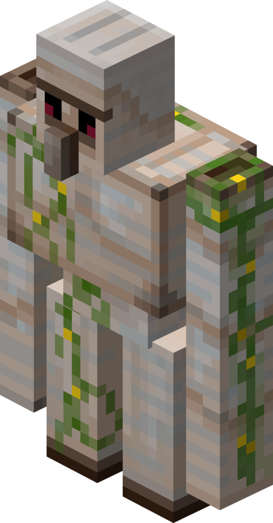 Iron Golem - Golem Minecraft (536x1024)